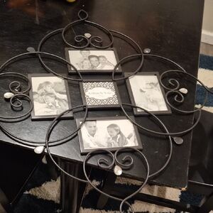 Black/brown Metal Photo Frame Wall Decor from kirklands